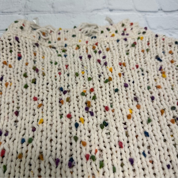 Bird & Vine Black Label Confetti Knit Sweater Pullover - Picture 9 of 9